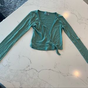 Michael stars shine cropped cardigan